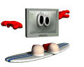 computer surfing gif