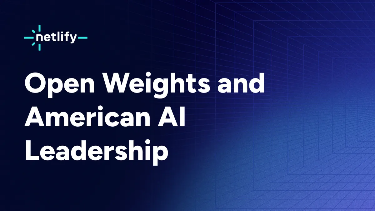 Open Weights and American AI Leadership