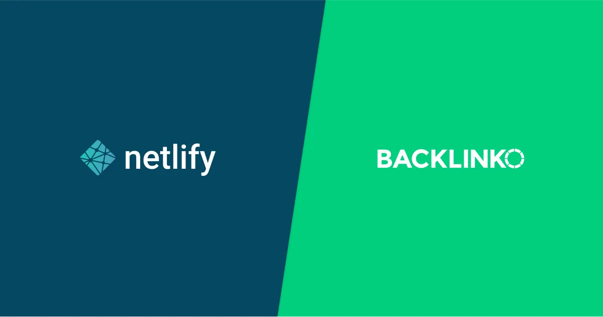 Netlify and Backlinko