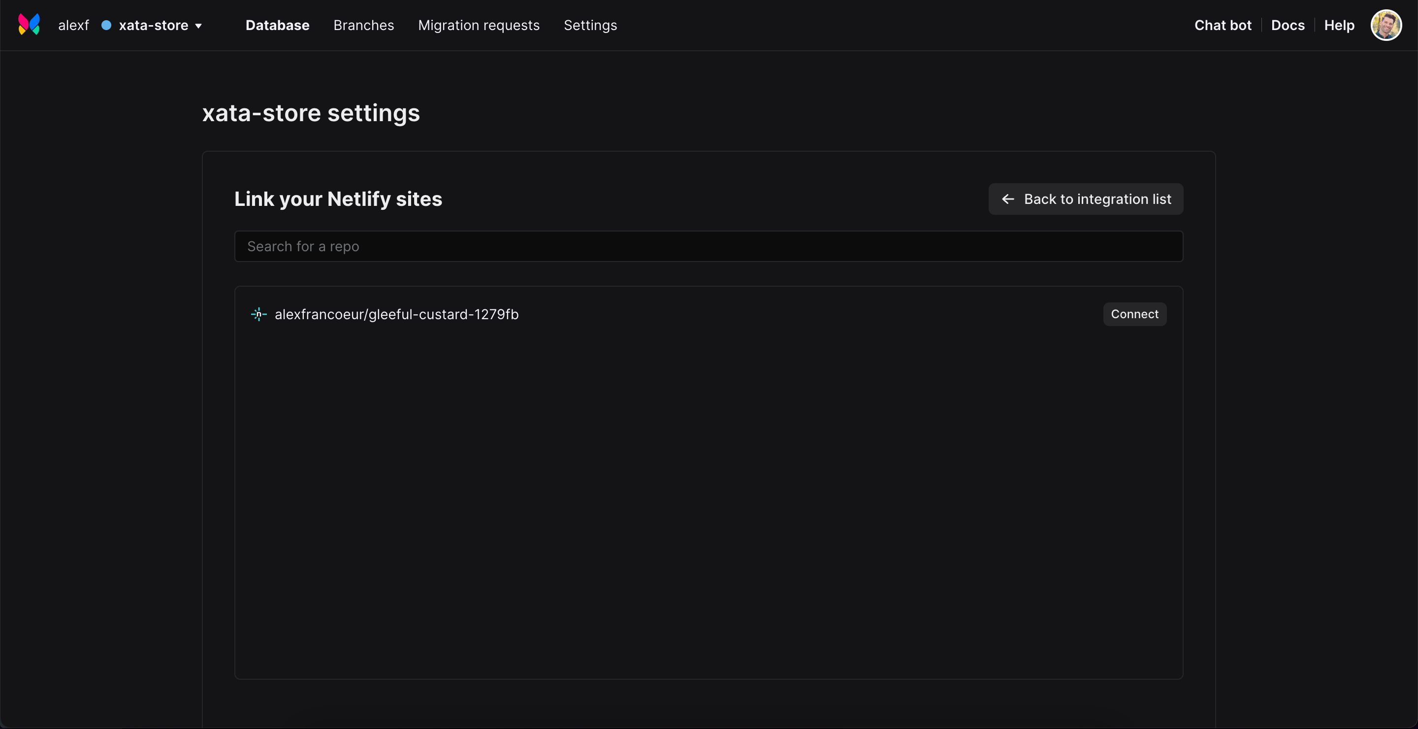 3. Netlify integration