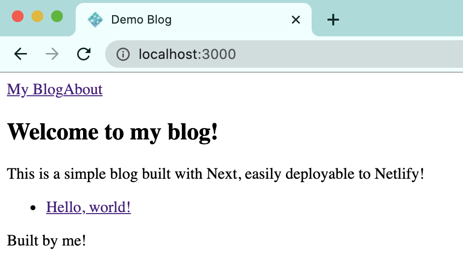 A List of Posts! Next.js project showing list of blog posts on our homepage