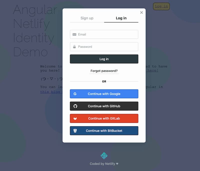 list of authorization options